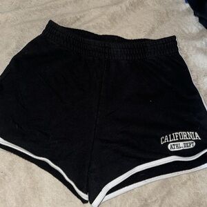 Black California shorts